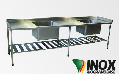 Pia com apoio 01 - InoxRiograndense